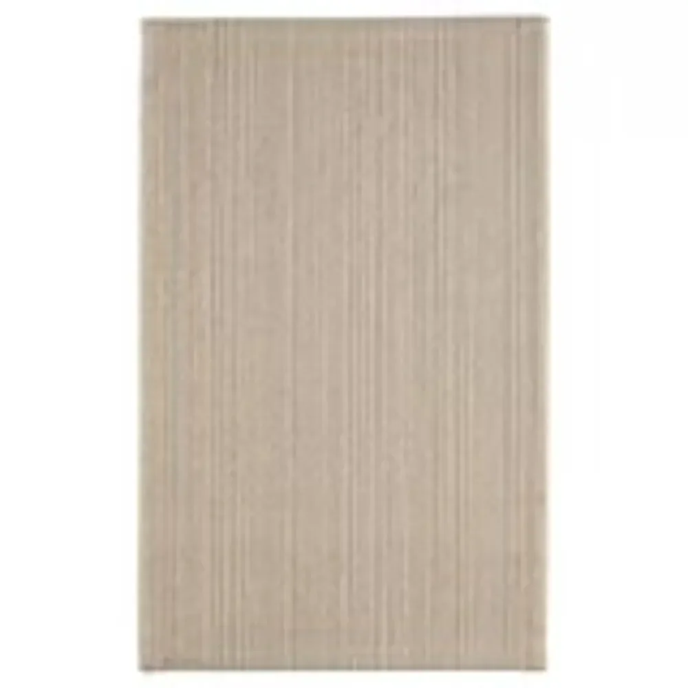 IKEA TIPHEDE Rug Beige & Black Flatwoven Style, Machine Washable Toughness